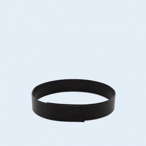 Leather belt - Verity belt black 85 cm