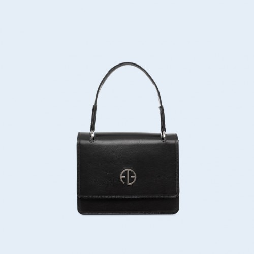 Leather handbag - Fussy handbag black