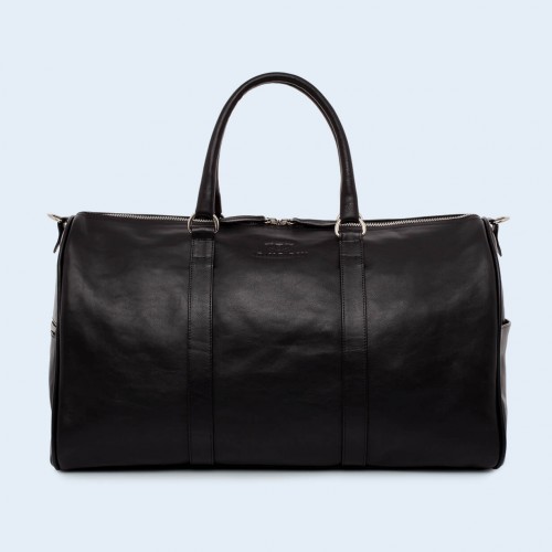 Leather travel bag - Nonconformist Travel black