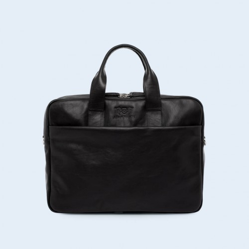 Leather business briefcase- Nonconformist Sharp2 Bag black