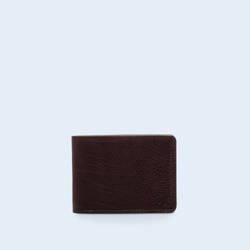 Skórzany portfel męski - SLOW Slim2 Wallet brown