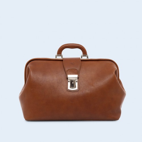 Leather doctor's bag - Aware Medici bag cognac